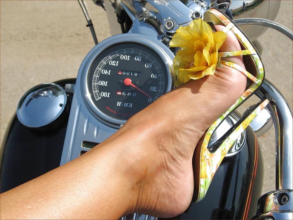 25P Lady Barbara - sexy biker in high heels