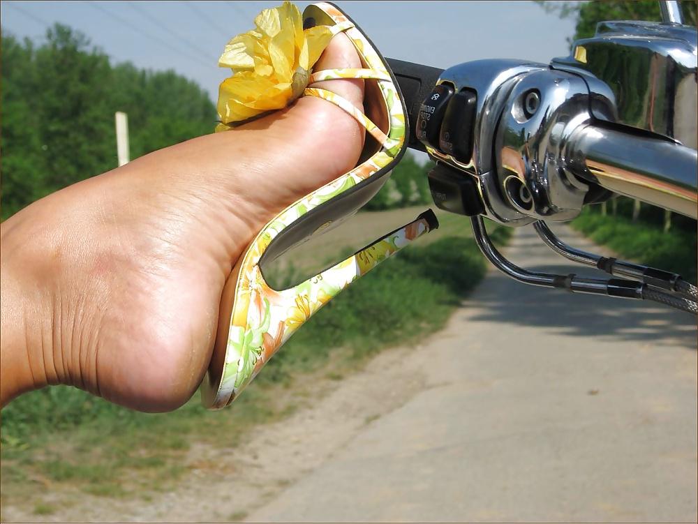 25P Lady Barbara - sexy biker in high heels
