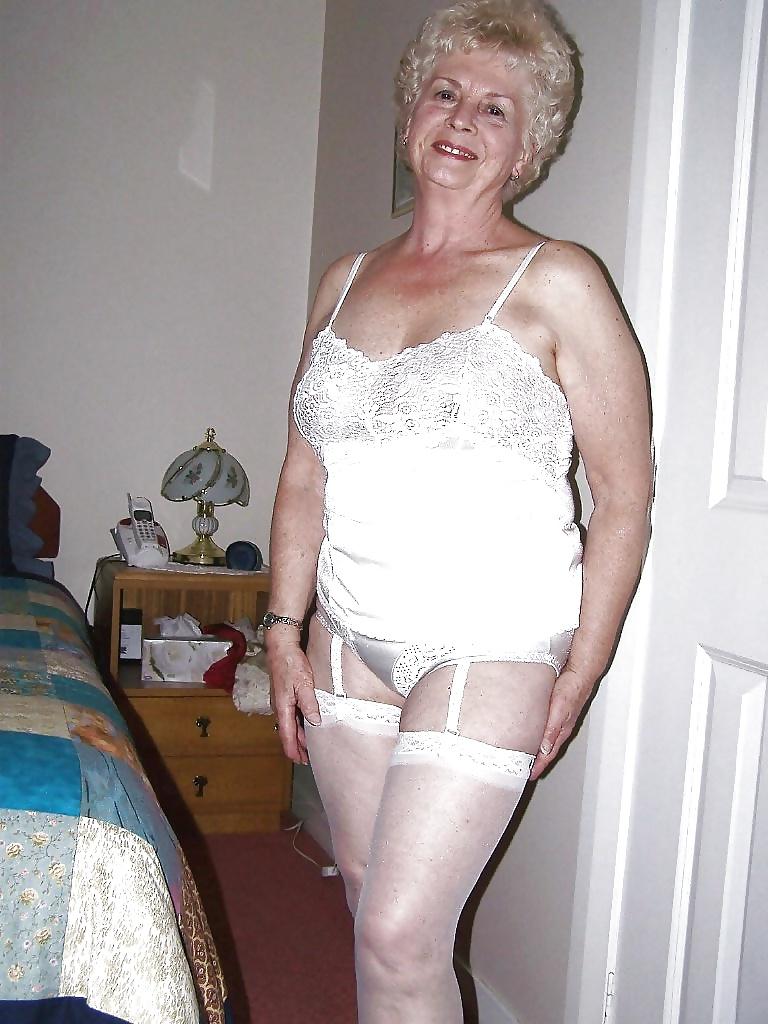 25P Grannies in their bra and knickers 2