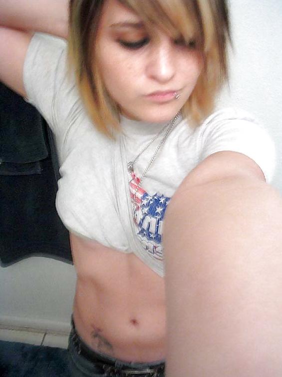 8P Punk Teen Taking A Bath