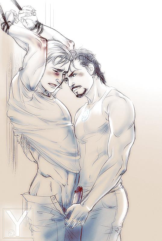 25P Yaoi (gay anime) 05 - Captain America