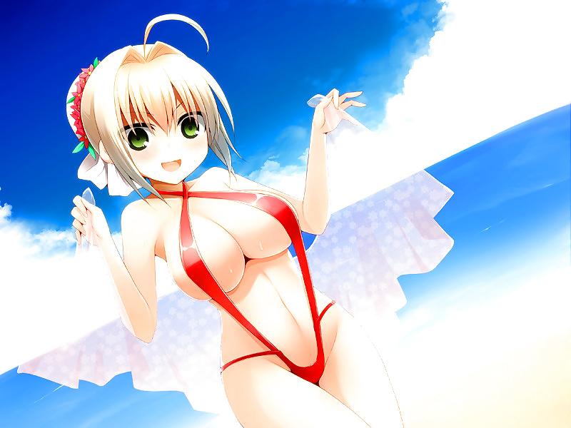 25P Anime Girls Sling Bikini