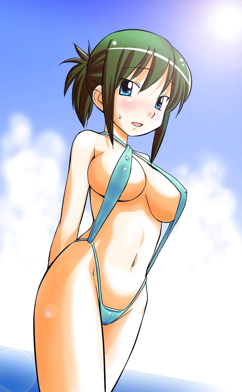 25P Anime Girls Sling Bikini