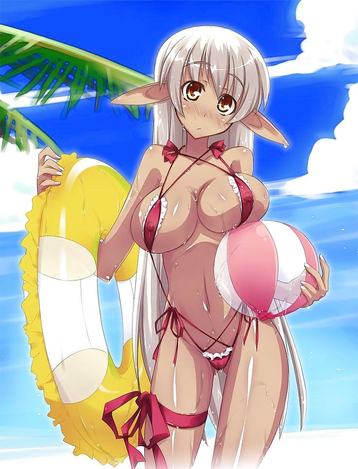 25P Anime Girls Sling Bikini