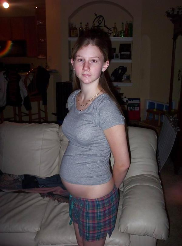 10P Slaggy pregnant teens used as a cum dumpster! part 4