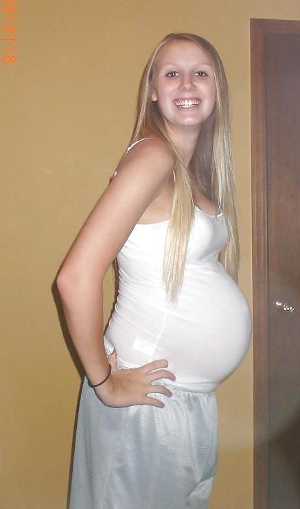 10P Slaggy pregnant teens used as a cum dumpster! part 4