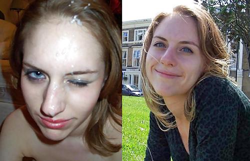 25P Before and after facials and cumshots.