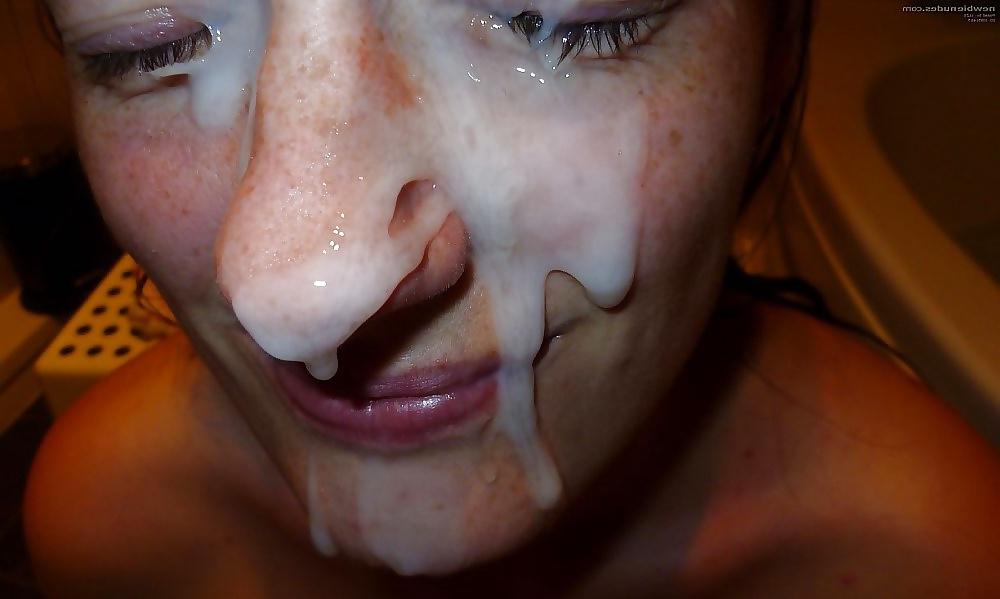 19P Cum face