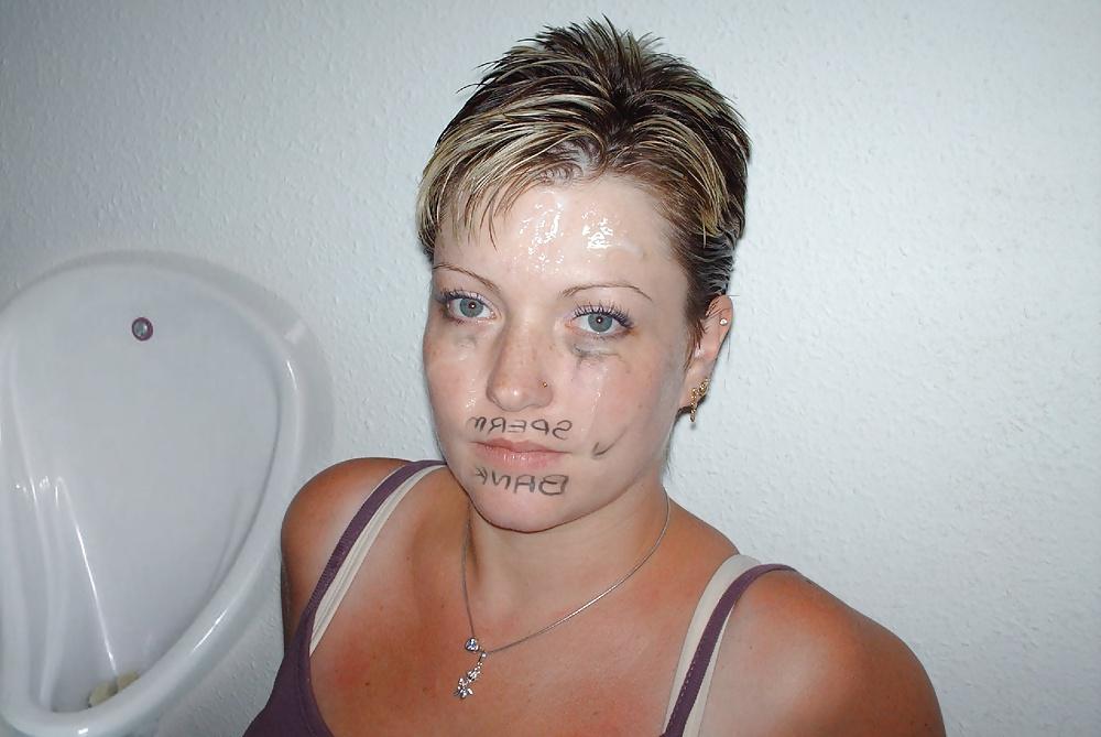 19P Cum face