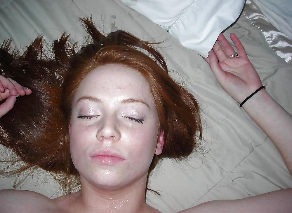 19P Cum face