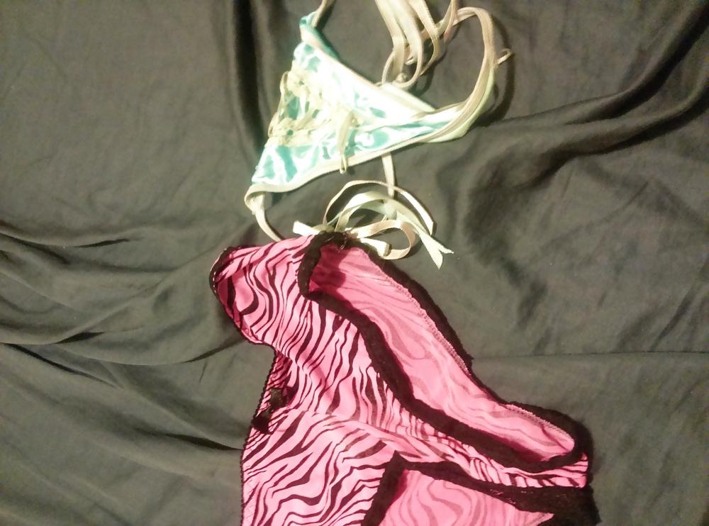 9P My wife's bra and panties