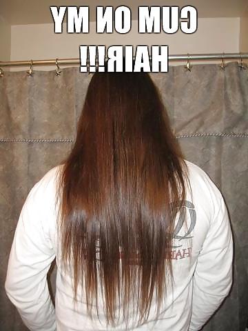 6P CUM ON MY HAIR