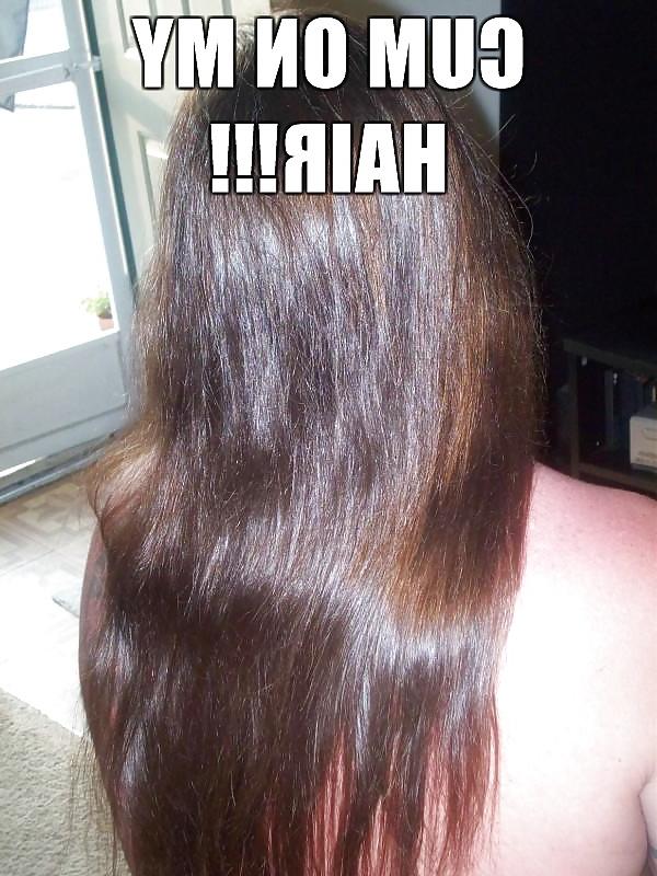 6P CUM ON MY HAIR