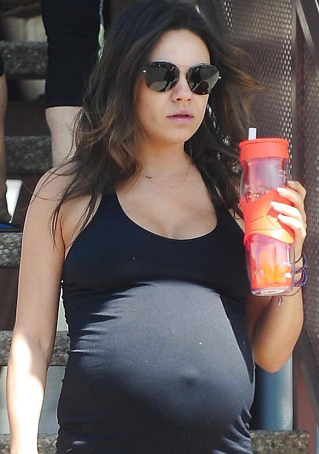 11P Mila Kunis pregnant
