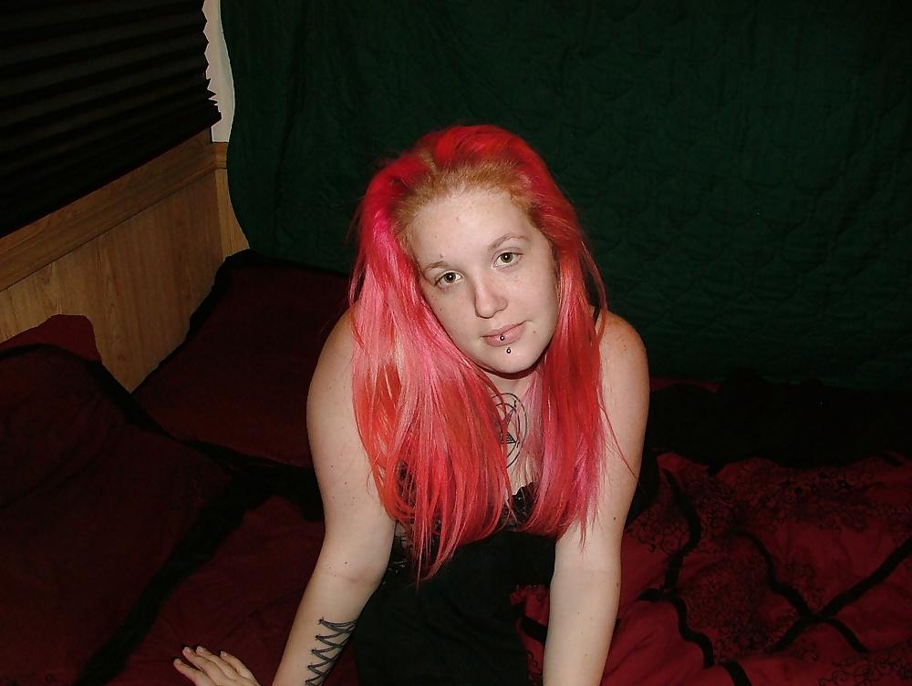 25P Flexible Redhead with Big Pussy Lips,long Legs,and sexy Feet