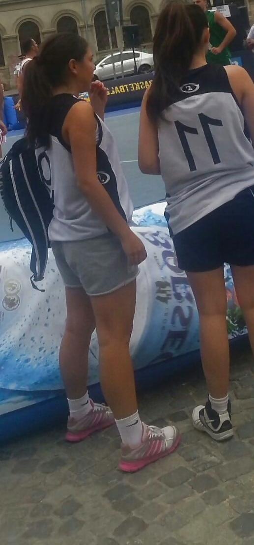 25P Spy sexy teens basketball romanian