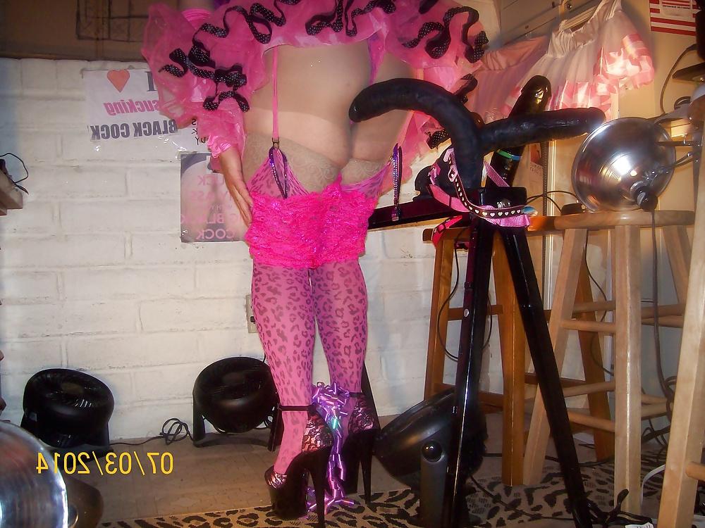 14P Tgirl BBC slut teases Bruce's BB9inchC rock hard for cum