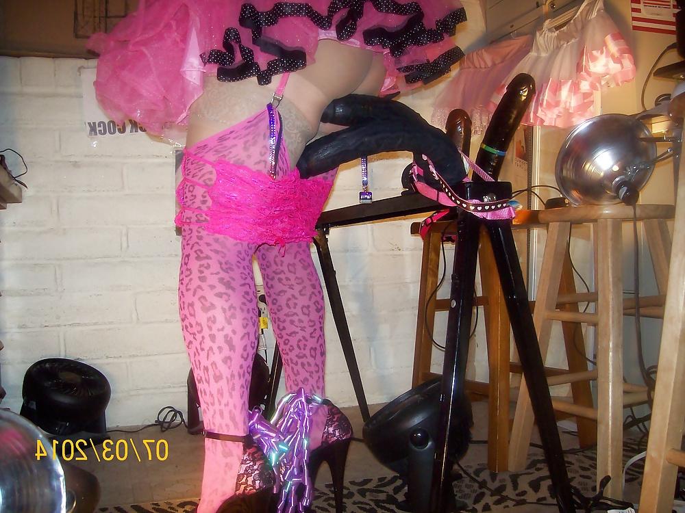 14P Tgirl BBC slut teases Bruce's BB9inchC rock hard for cum