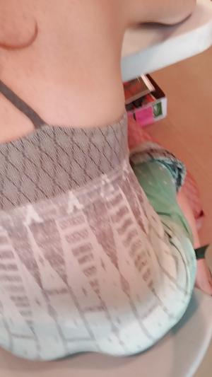 8P Hot Milf Co-Workers Panties and Bra Peeks - Both Have 2 Sons