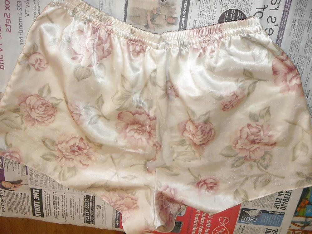 4P Cum on NOT my sister In Law Satin French Knicker