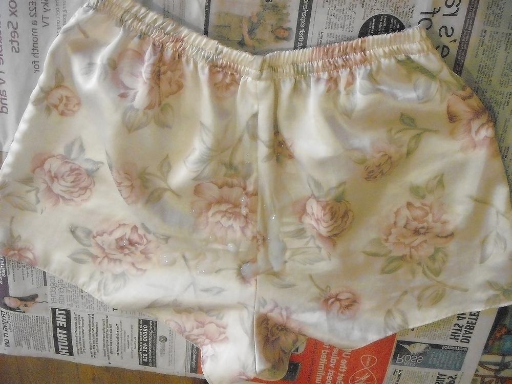 4P Cum on NOT my sister In Law Satin French Knicker