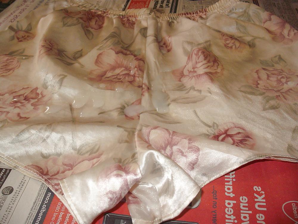 4P Cum on NOT my sister In Law Satin French Knicker
