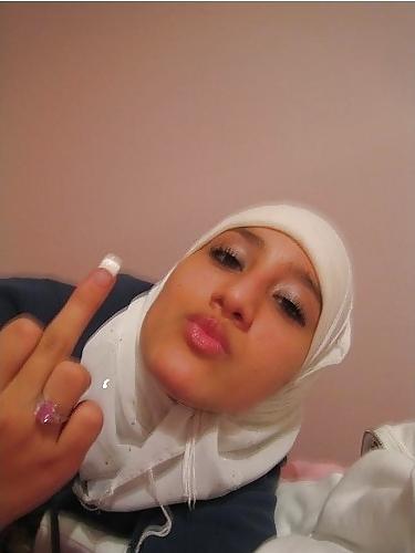 17P Hijab and lovely face