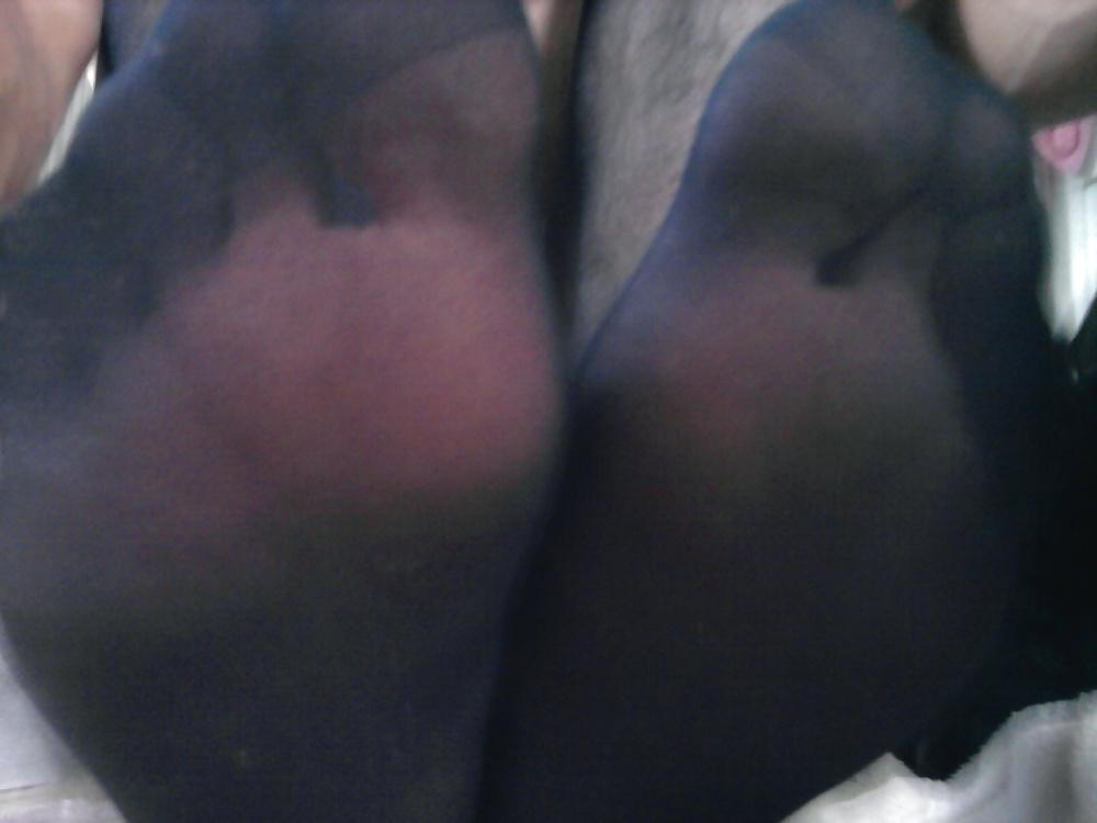 12P Nylon foot tease