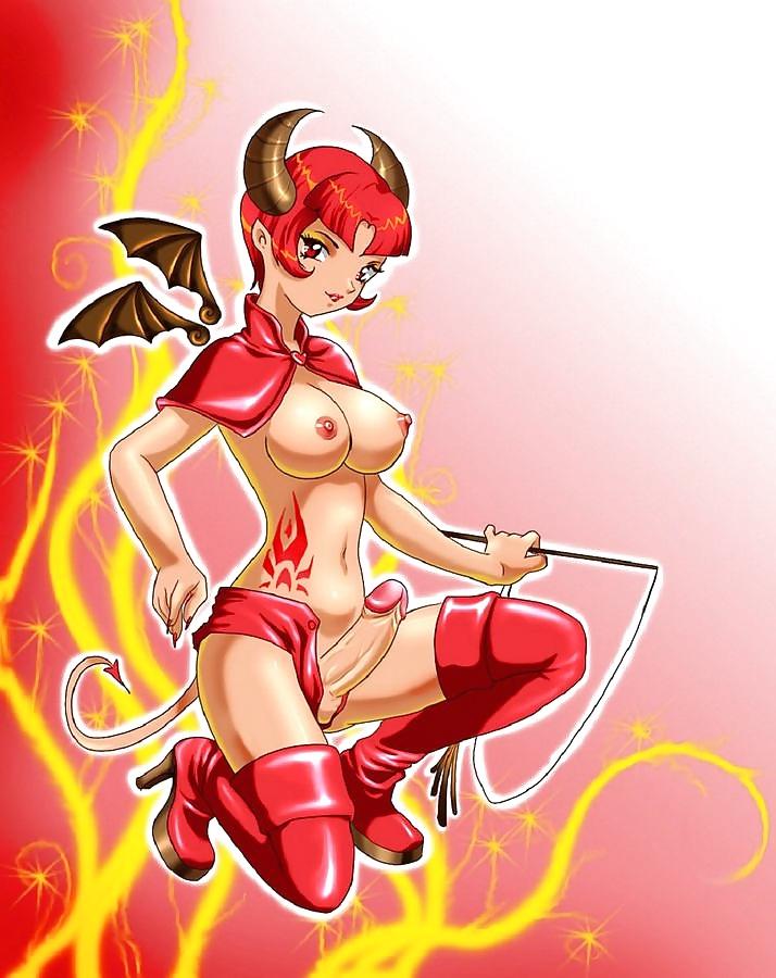 15P Cartoon Anime Shemales 2