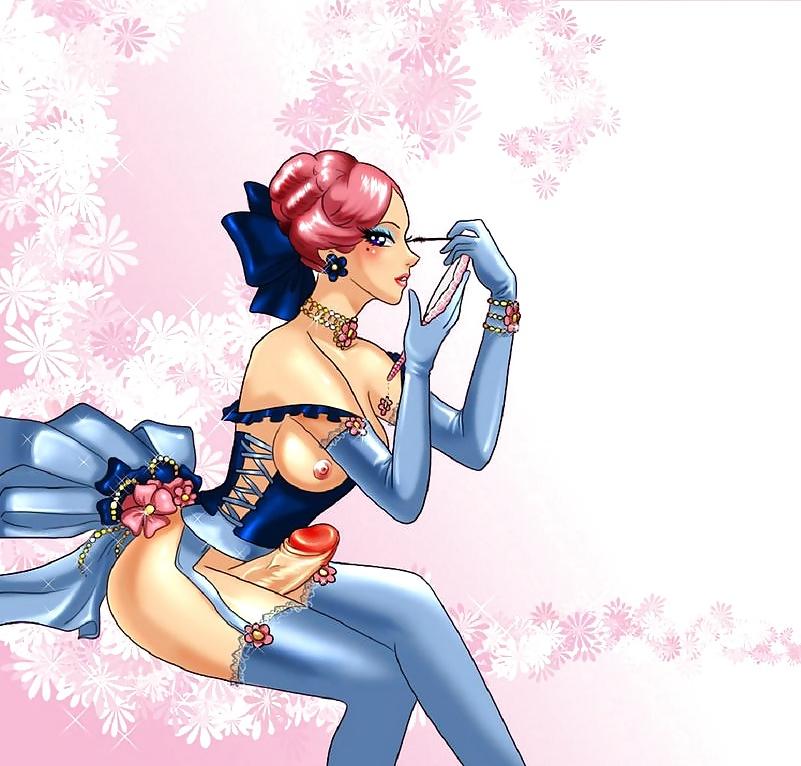 15P Cartoon Anime Shemales 2