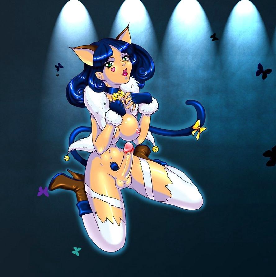 15P Cartoon Anime Shemales 2