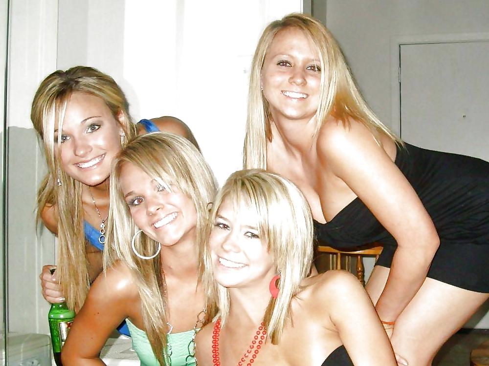 25P Girls Partying in Bra & Panties (Anyone know if them?)