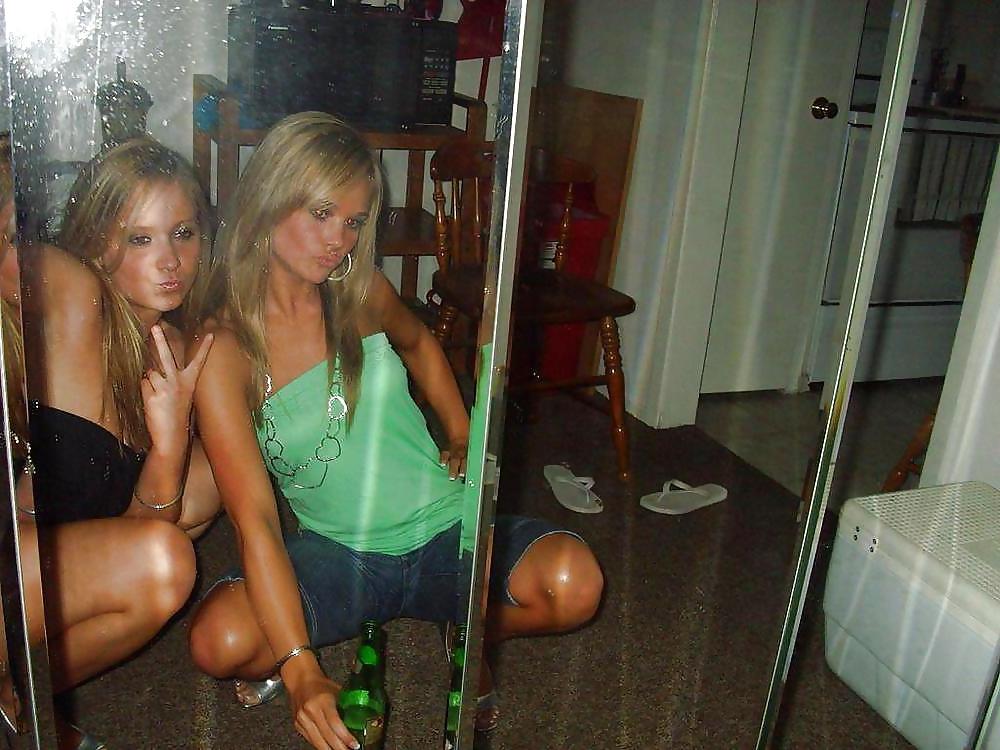 25P Girls Partying in Bra & Panties (Anyone know if them?)