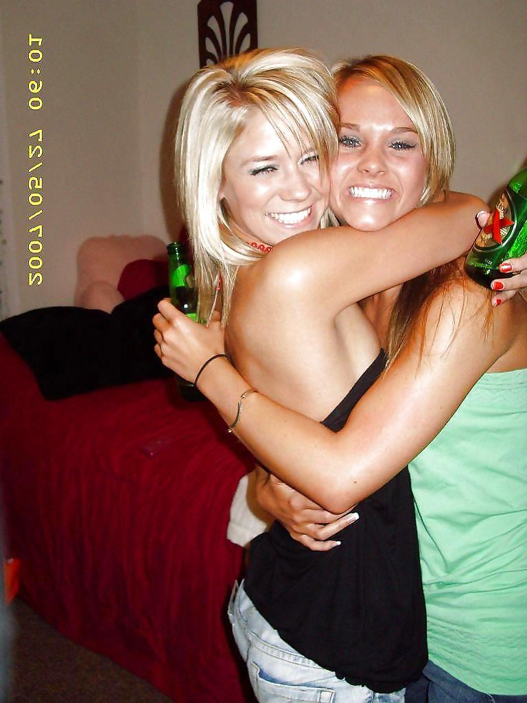 25P Girls Partying in Bra & Panties (Anyone know if them?)