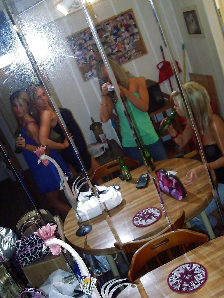 25P Girls Partying in Bra & Panties (Anyone know if them?)