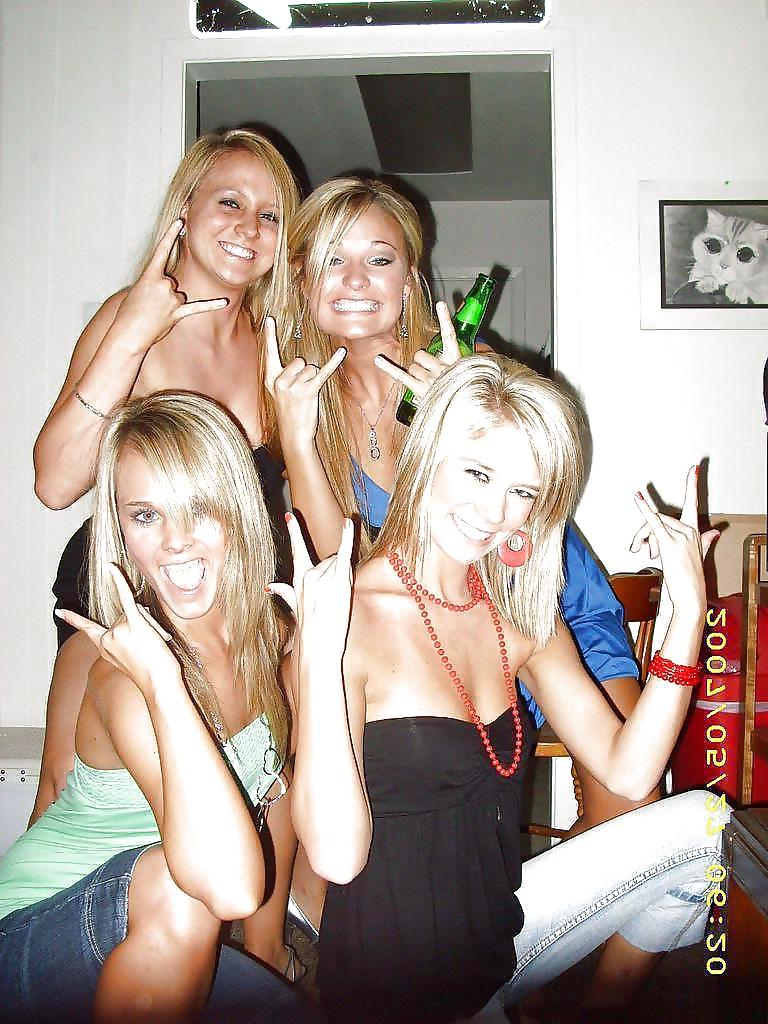 25P Girls Partying in Bra & Panties (Anyone know if them?)
