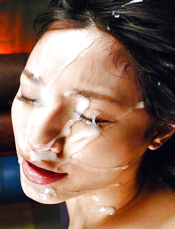 25P Semen on Faces (and a few other places ) 11