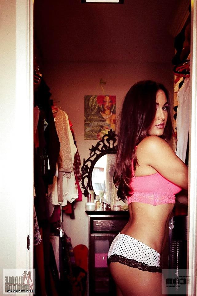 25P The Bella Twins Bikini, Bra & Panties Photoshoot at Home