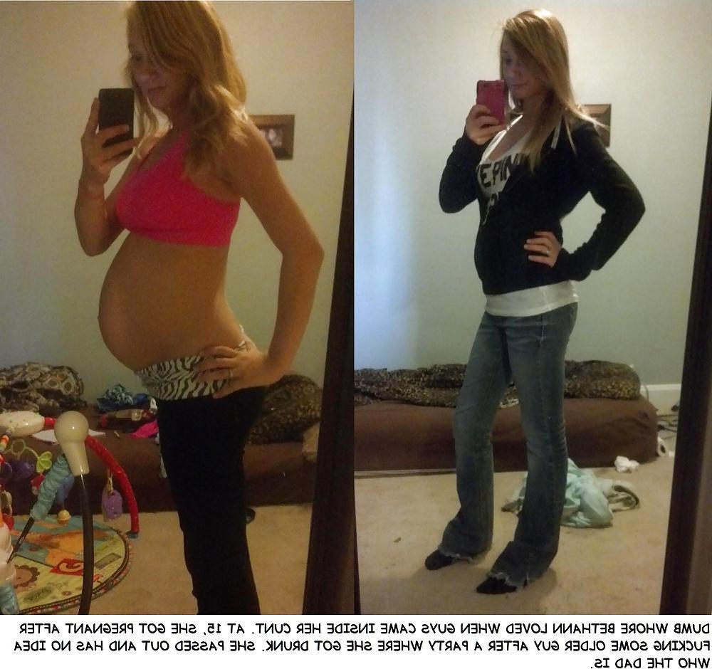 10P Pregnant Teen Fuckmeat