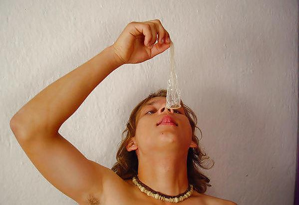 25P 124 eat cum condoms 