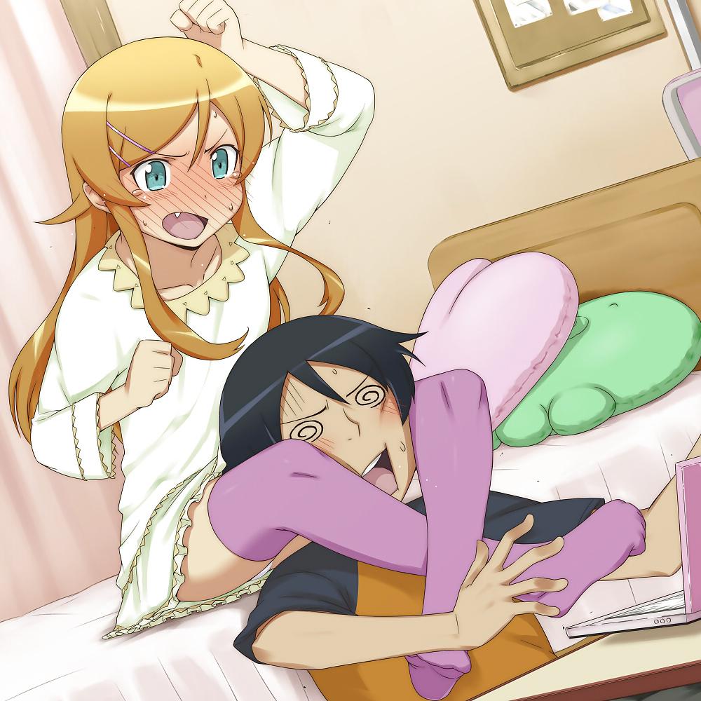 25P Anime style: head scissor-leg lock