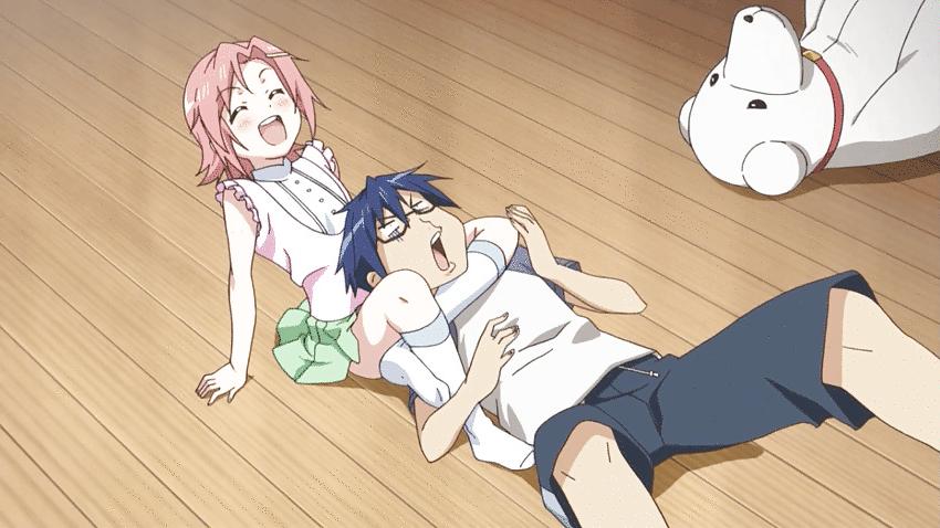 25P Anime style: head scissor-leg lock