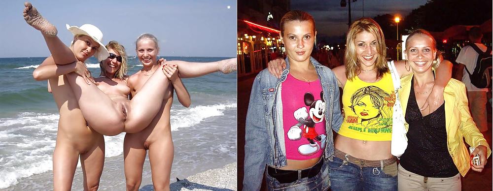 25P Your Girlfriend Before-after, Dressed-undressed