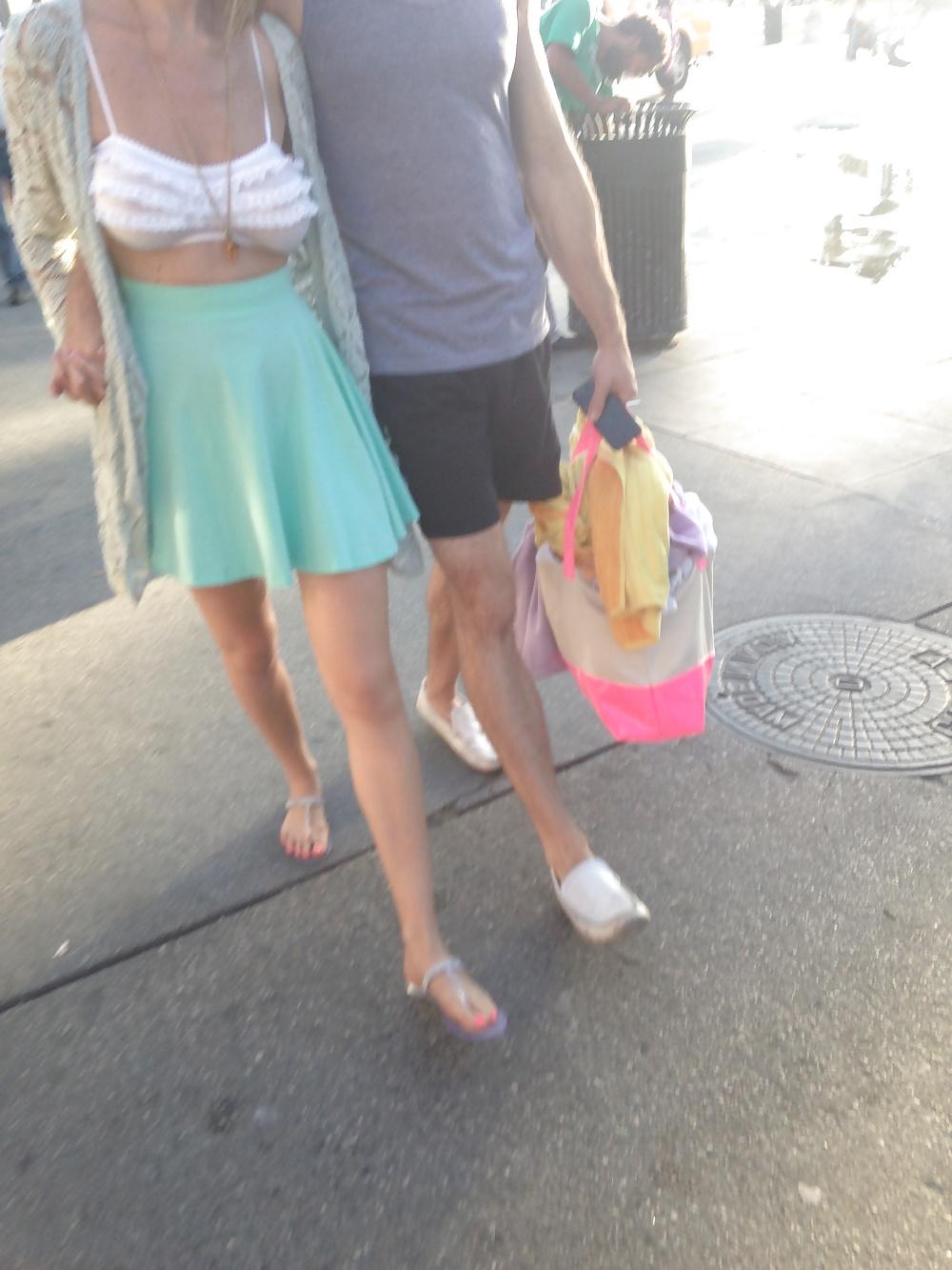 9P See thru white bra