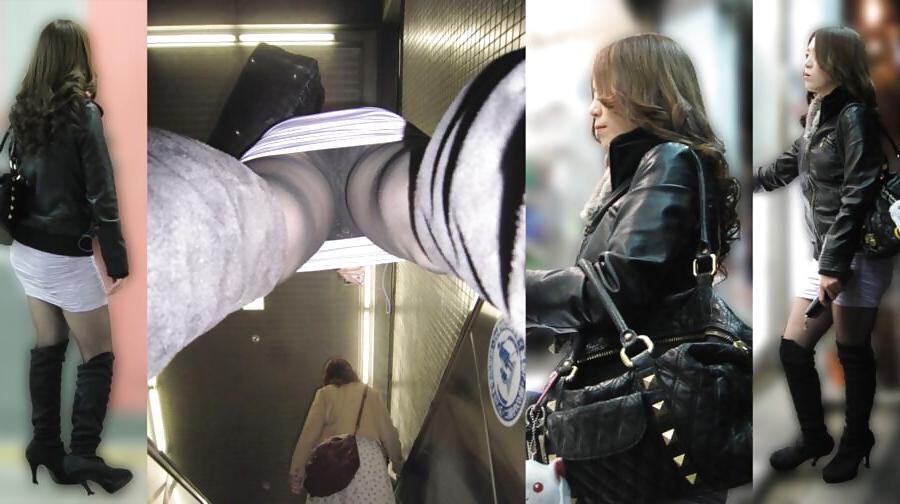 22P Japanese Milf pantyhose upskirts