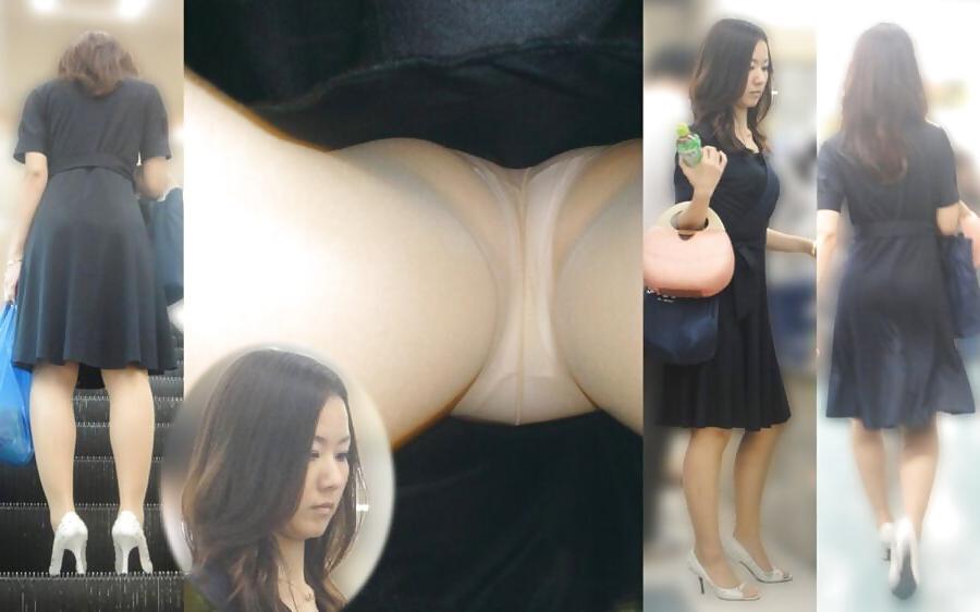 22P Japanese Milf pantyhose upskirts