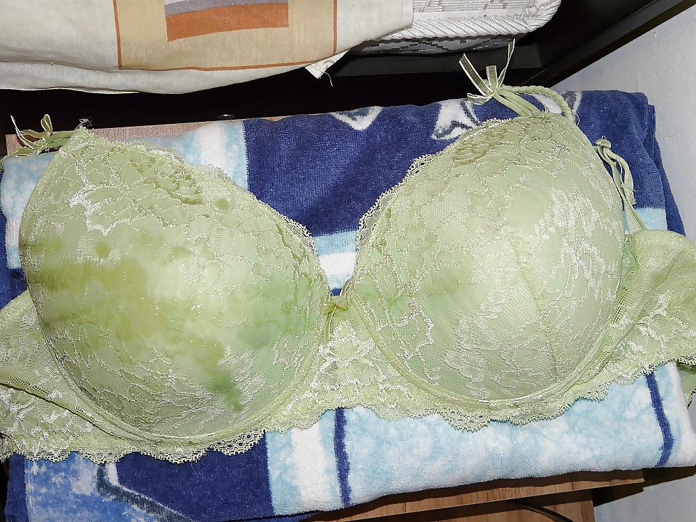 13P Hotcum11 cum on my wife's bra