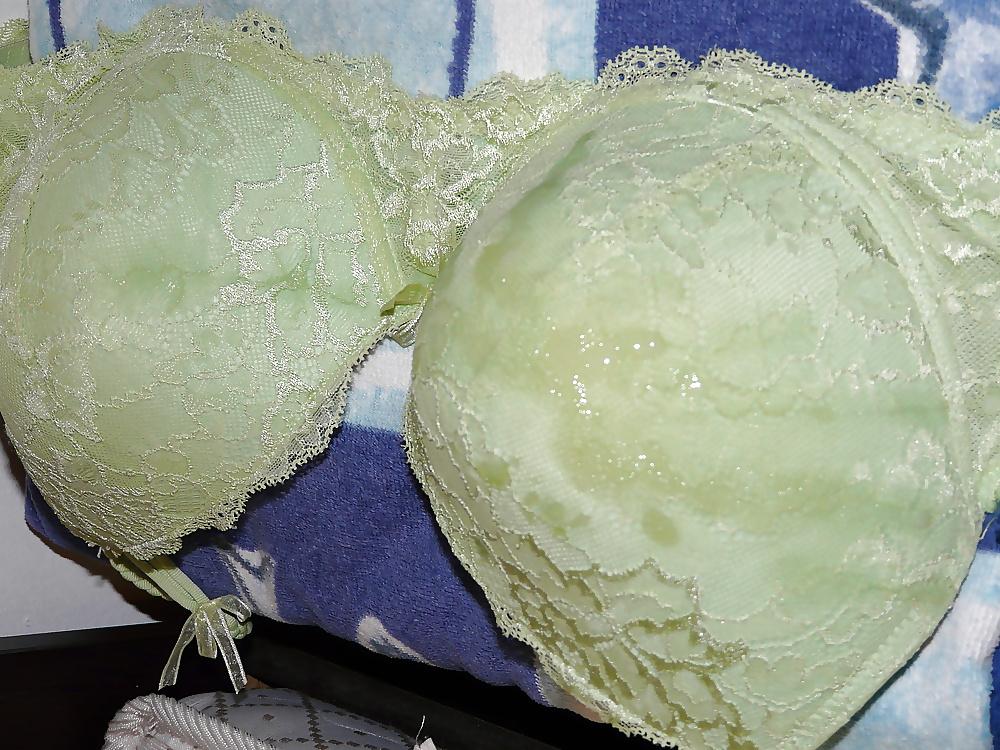 13P Hotcum11 cum on my wife's bra
