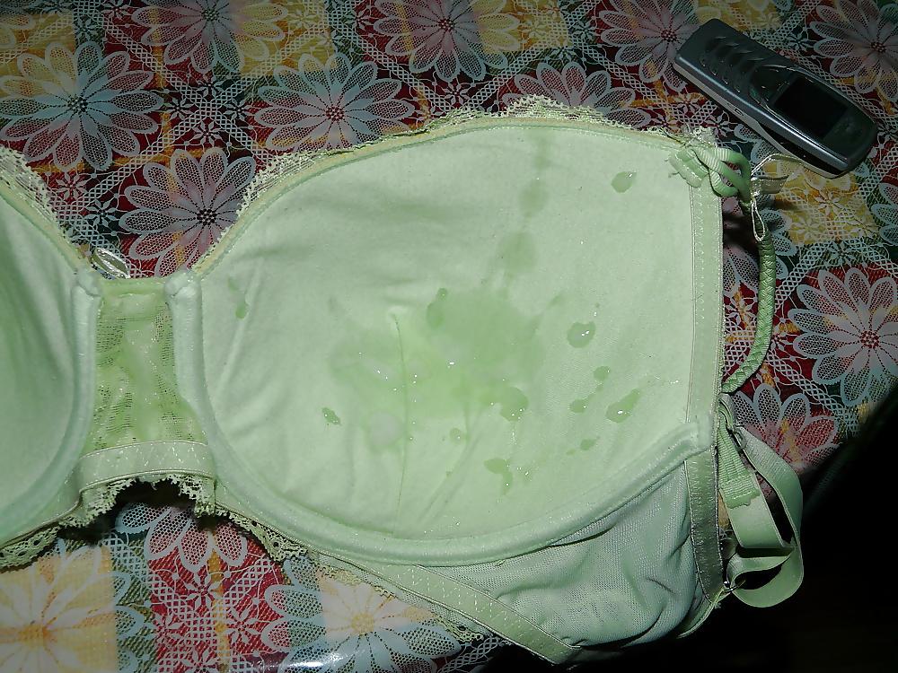 13P Hotcum11 cum on my wife's bra