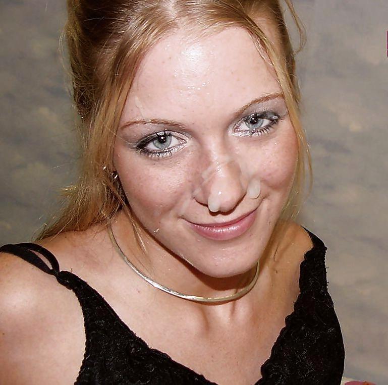 25P Black Bra Cumshots